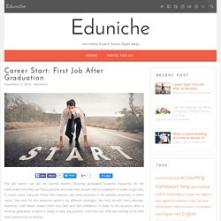 Career Start: First Job After Graduation