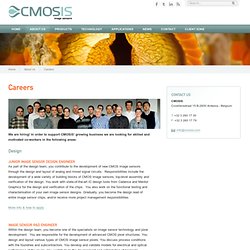 Careers - CMOSIS