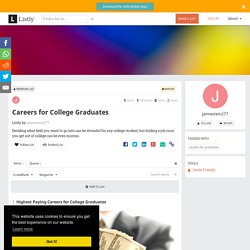 Careers for College Graduates