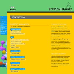 Careers with FreeStyleGames