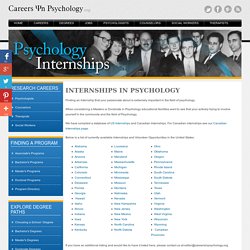 Psychology Internships