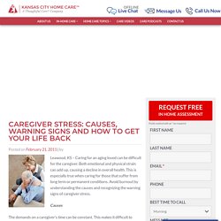 Caregiver Stress: Causes and Warning Signs