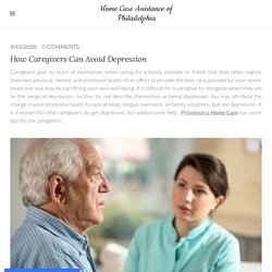 How Caregivers Can Avoid Depression