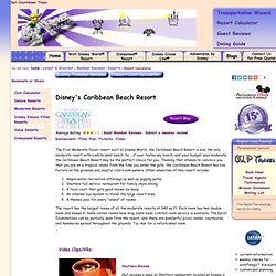 OLP: Disney's Caribbean Beach Resort vacation planning information - Our Laughing Place