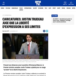 Caricatures: Justin Trudeau juge que la liberté d'expression a ses limites