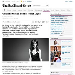 Carine Roitfeld on life after French Vogue - Life & Style