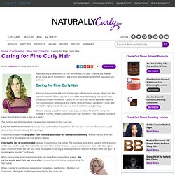 Caring for Fine Curly Hair