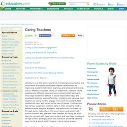 Caring Teachers