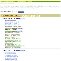 Carlos Lalama Details - Carlos Lalama Information