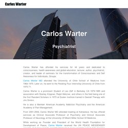 Carlos Warter - Vista, California