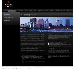 Carlson Rezidor Hotel Group - The Partnership