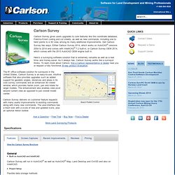 Carlson Software - Survey