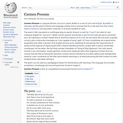 Carmen Possum