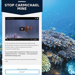 Stop Carmichael Mine