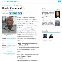 Harold Carmichael - Net Worth, Age, Bio, Wiki, Fact, Nationality - Married Wiki Bio