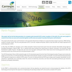 Carnegie Wave Energy - Perth Project