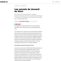 Les carnets de Léonard de Vinci: Ou les dessous d'un inventeur de génie