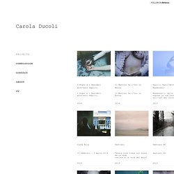 Carola Ducoli's Portfolio