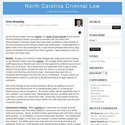 News Roundup – North Carolina Criminal LawNorth Carolina Criminal Law