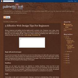 South Carolina SEO: 3 Effective Web Design Tips For Beginners