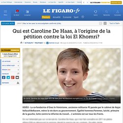 Qui est Caroline De Haas, à l'origine de la pétition contre la loi El Khomri?