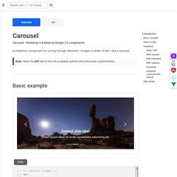 Bootstrap Carousel - examples, tutorial & advanced usage