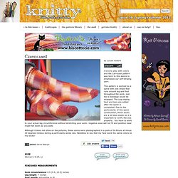 Carousel sock: Knitty Spring+Summer 2012