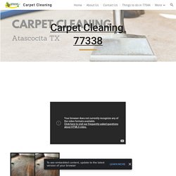 Carpet Cleaning - Carpet Cleaning 77338