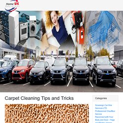 Carpet Cleaning Tips and Tricks