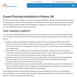 Carpet Installation in Vienna, VA