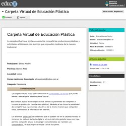 Carpeta Virtual de Educación Plástica