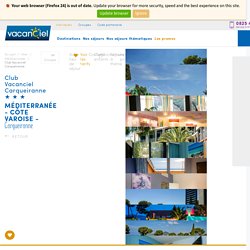 Club vacances d'été à Carqueiranne sur la Côte d'Azur - Vacanciel
