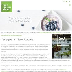Carrageenan - Food Science Matters