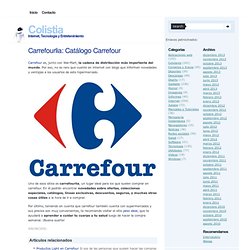 Carrefourlia: Catálogo Carrefour