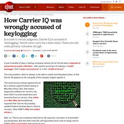 How Carrier IQ was wrongly accused of keylogging | Privacy Inc.