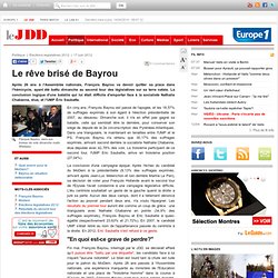 La carrière brisée de Bayrou