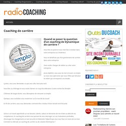 Coaching de carrièreCoaching professionnel en entreprise