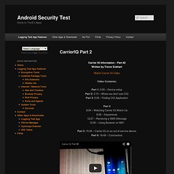 Android Security Test