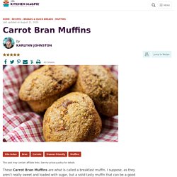 Carrot Bran Muffins