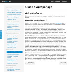 Guide CarSonar : comment utiliser CarSonar
