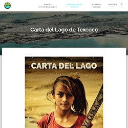 Carta del Lago de Texcoco – #YoPrefieroElLago Todos vs NAICM