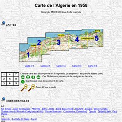 carte algérie