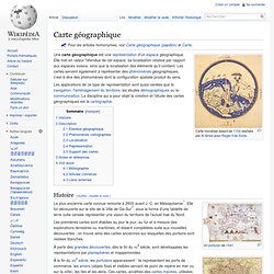 Carte géographique