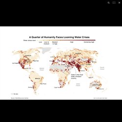 La carte de la pénurie d’eau qui menace un quart de l’humanité