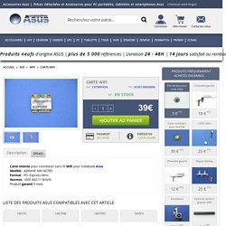 R510JX Carte Wifi pour portable Asus
