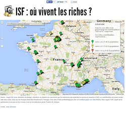 [Carte] Où vivent les riches en France ?
