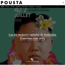 Los 60 mejores carteles de festivales franceses este 2013