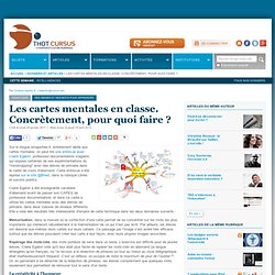 Les cartes mentales en classe. Concrètement, pour quoi faire ?