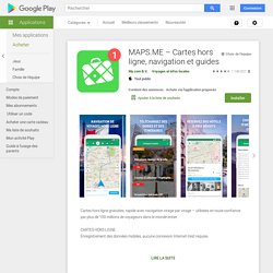 MAPS.ME – Map with Navigation and Directions - Apps on Google Play