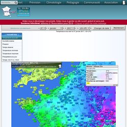 Cartes des stations météo en temps réel en France, en Europe et dans le Monde — archives depuis 1880